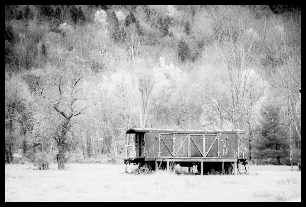 New York Central Abandoned Railroad Car in Arkville, New York