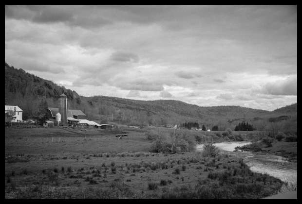 Delaware County Farm Landscape in New York